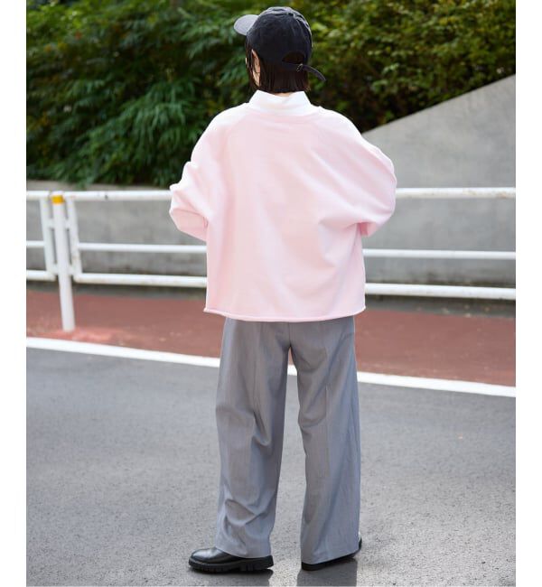 SLOBE IENA「《追加》裏毛スキッパープルオーバー」|スウェット・ジャージ|