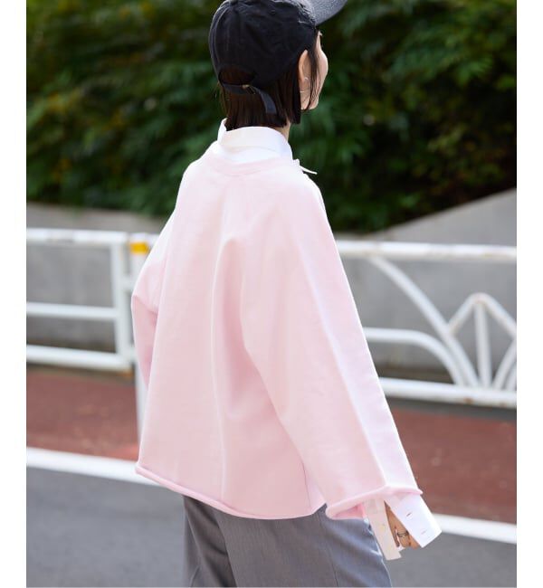 SLOBE IENA「《追加》裏毛スキッパープルオーバー」|スウェット・ジャージ|