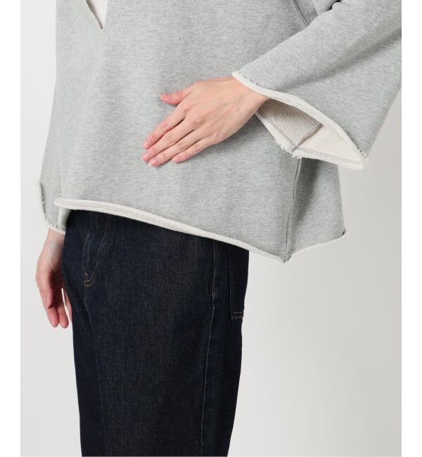 SLOBE IENA「《追加》裏毛スキッパープルオーバー」|スウェット・ジャージ|