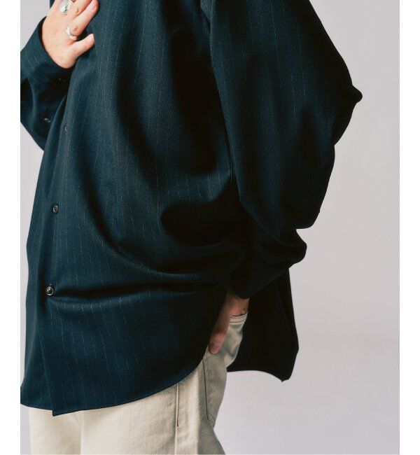 417 EDIFICE「LE JAPON Akita レギュラーウールシャツ」|シャツ・ブラウス|