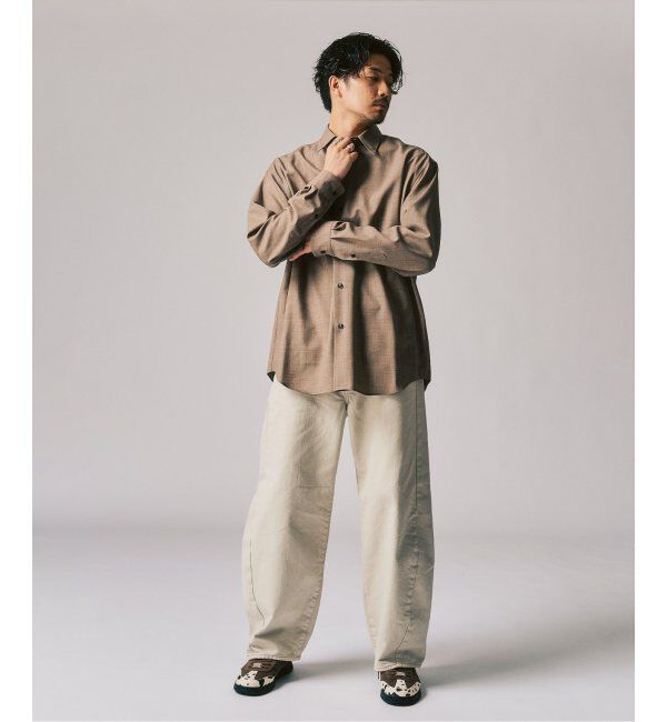 417 EDIFICE「LE JAPON Akita レギュラーウールシャツ」|シャツ・ブラウス|