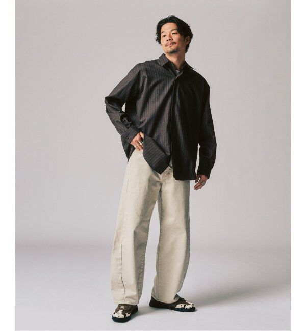 417 EDIFICE「LE JAPON Akita レギュラーウールシャツ」|シャツ・ブラウス|