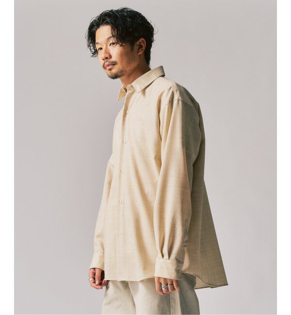 417 EDIFICE「LE JAPON Akita レギュラーウールシャツ」|シャツ・ブラウス|