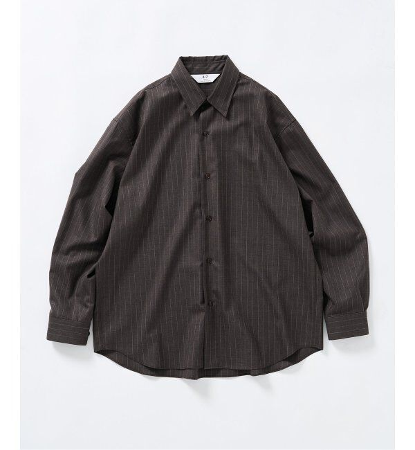 417 EDIFICE「LE JAPON Akita レギュラーウールシャツ」|シャツ・ブラウス|