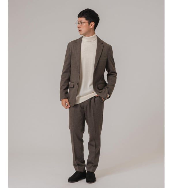 EDIFICE「コットン/ウール ジャージー 2ボタン ジャケット【セットアップ着用可】」|テーラードジャケット|