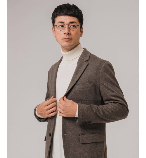 EDIFICE「コットン/ウール ジャージー 2ボタン ジャケット【セットアップ着用可】」|テーラードジャケット|