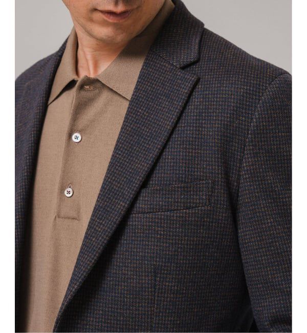EDIFICE「コットン/ウール ジャージー 2ボタン ジャケット【セットアップ着用可】」|テーラードジャケット|