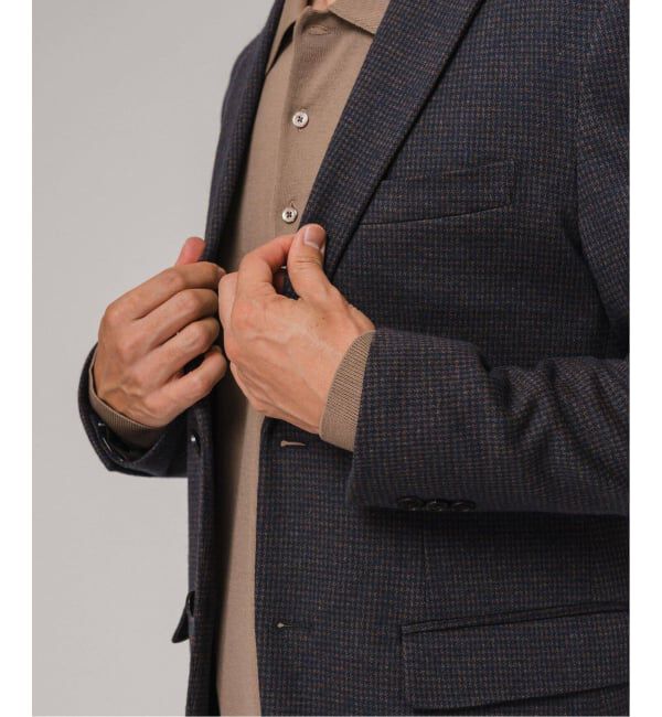 EDIFICE「コットン/ウール ジャージー 2ボタン ジャケット【セットアップ着用可】」|テーラードジャケット|