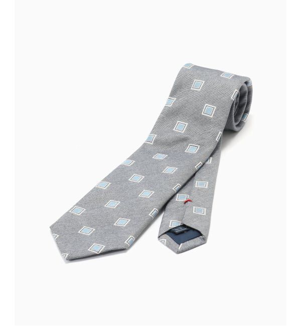 EDIFICE「FRANCO BASSI (フランコ バッシ) Small Square Pattern タイ」|ネクタイ・蝶ネクタイ|