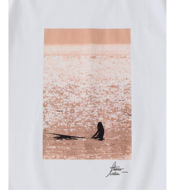 EDIFICE「《予約》THOMAS LODIN(トーマス ロディン) 別注 フォト プリント Tシャツ」|Tシャツ・カットソー|