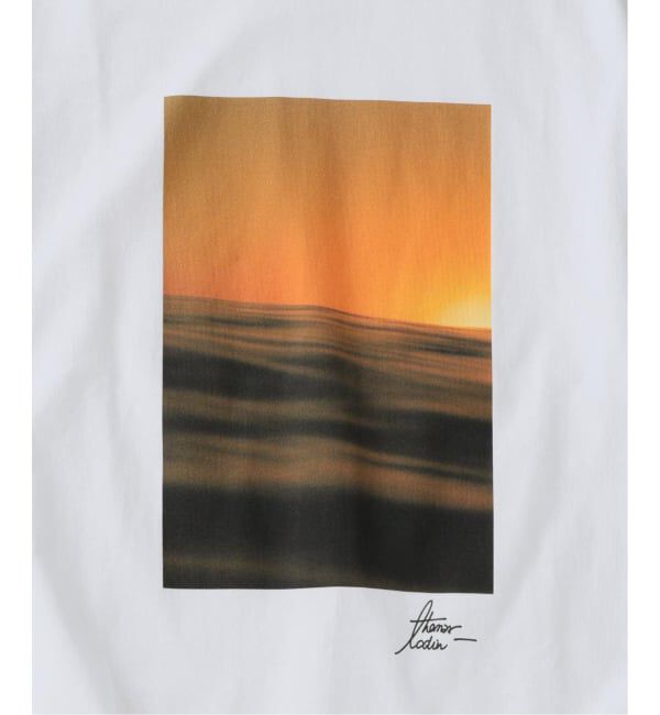 EDIFICE「《予約》THOMAS LODIN(トーマス ロディン) 別注 フォト プリント Tシャツ」|Tシャツ・カットソー|