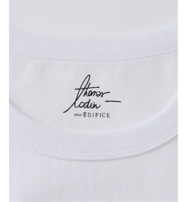 EDIFICE「《予約》THOMAS LODIN(トーマス ロディン) 別注 フォト プリント Tシャツ」|Tシャツ・カットソー|