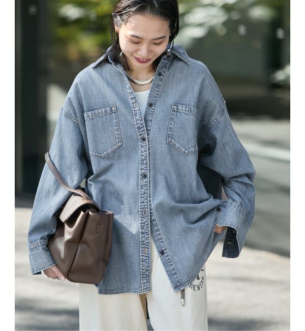 JOURNAL STANDARD「《追加2》ライトオンスデニムシャツ」|シャツ・ブラウス|