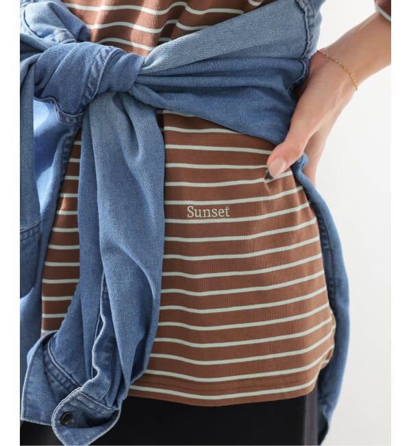 JOURNAL STANDARD relume「ONE DAYロゴボーダープルオーバー」|Tシャツ・カットソー|