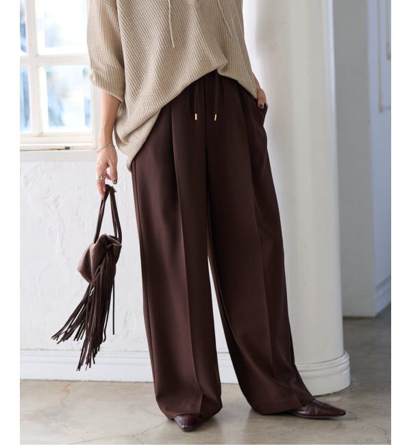 JOURNAL STANDARD「リンクルイージーパンツ」|その他|ブラウン