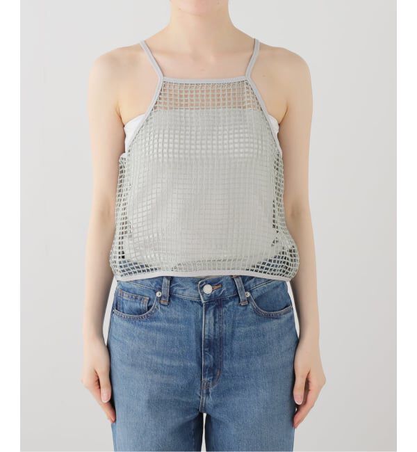 journal standard L'essage「【JANE SMITH/ジェーンスミス】SQUARE MESH CAMISOLE：キャミソール」|キャミソール|