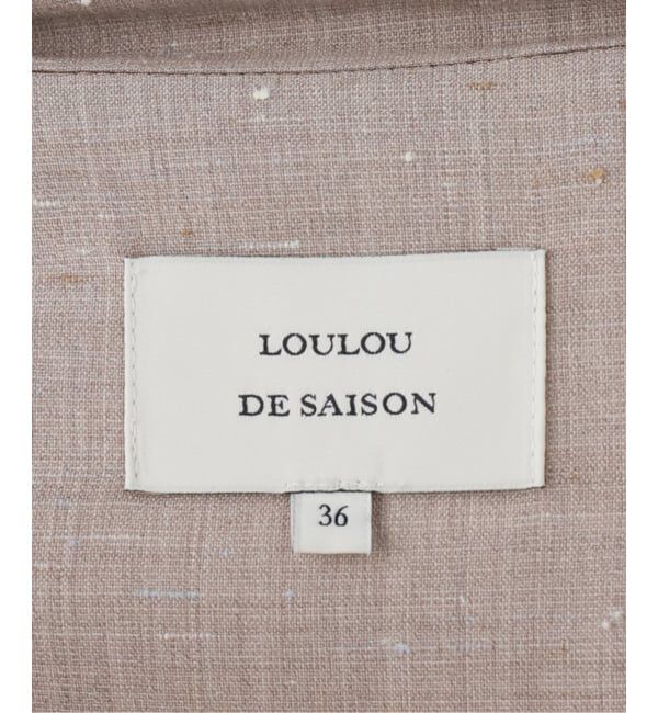 journal standard L'essage「LOULOU DE SAISON/ルル・ド・セゾン BOA SHORT-SLEEVE SHIRT シャツ」|シャツ・ブラウス|