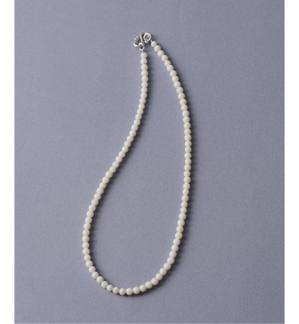 Spick and Span「《WEB限定予約》【SAMH by LILAS】ホワイトコーラルネックレス SV」|ネックレス|シルバー