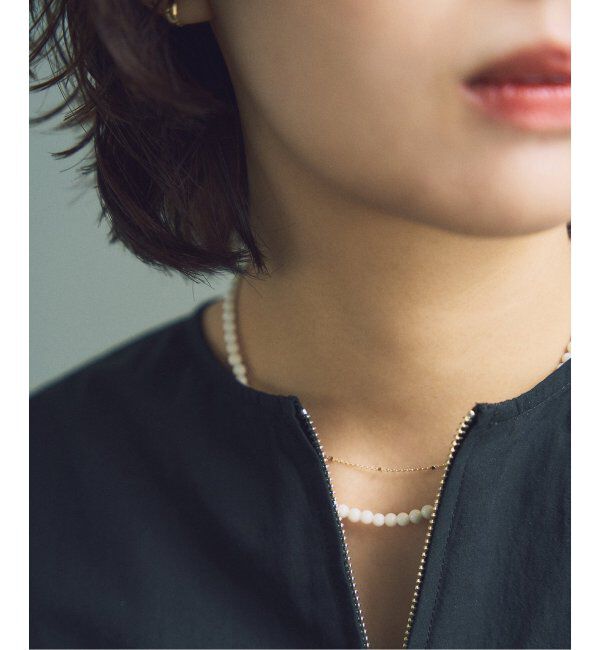 Spick and Span「《WEB限定予約》【SAMH by LILAS】ホワイトコーラルネックレス SV」|ネックレス|