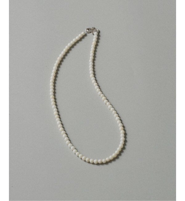 Spick and Span「《WEB限定予約》【SAMH by LILAS】ホワイトコーラルネックレス SV」|ネックレス|