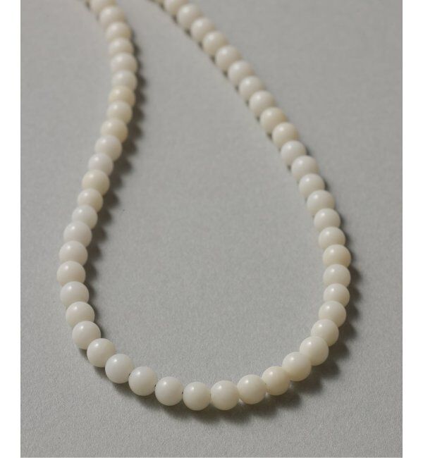Spick and Span「《WEB限定予約》【SAMH by LILAS】ホワイトコーラルネックレス SV」|ネックレス|