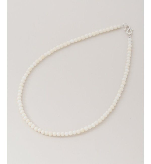 Spick and Span「《WEB限定予約》【SAMH by LILAS】ホワイトコーラルネックレス SV」|ネックレス|