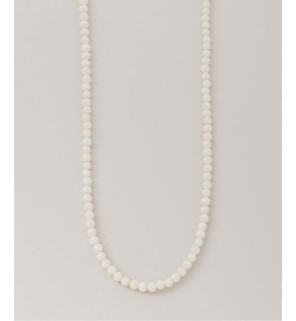 Spick and Span「《WEB限定予約》【SAMH by LILAS】ホワイトコーラルネックレス SV」|ネックレス|