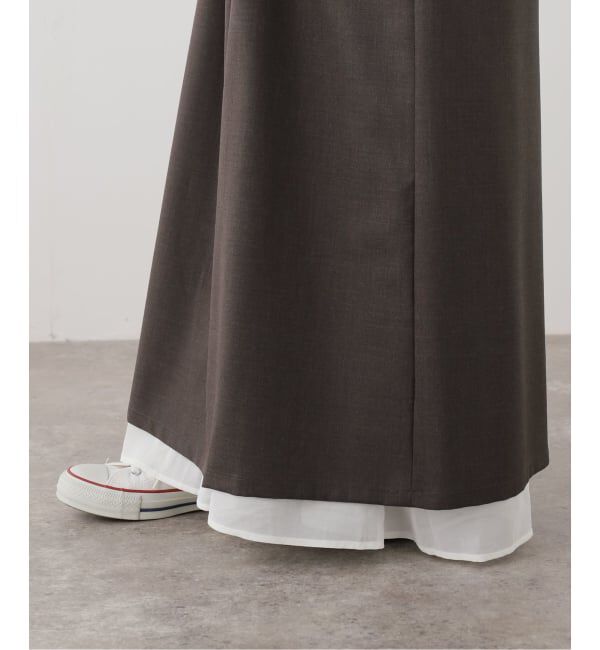 FRAMeWORK「JANE SMITH/ジェーンスミス wool tropical layered スカート」|スカート|