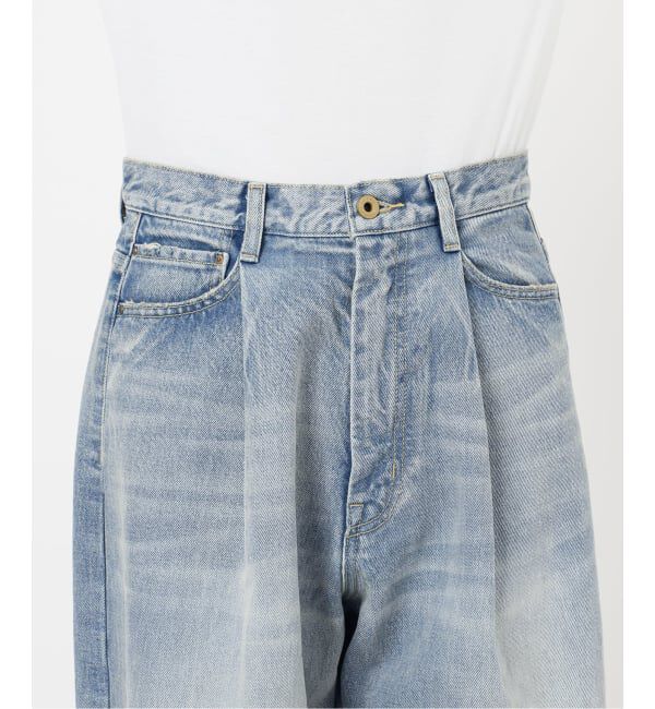 Spick and Span「《WEB限定 / 追加2》5 1/2 TUCKBARREL DENIM」|デニム|
