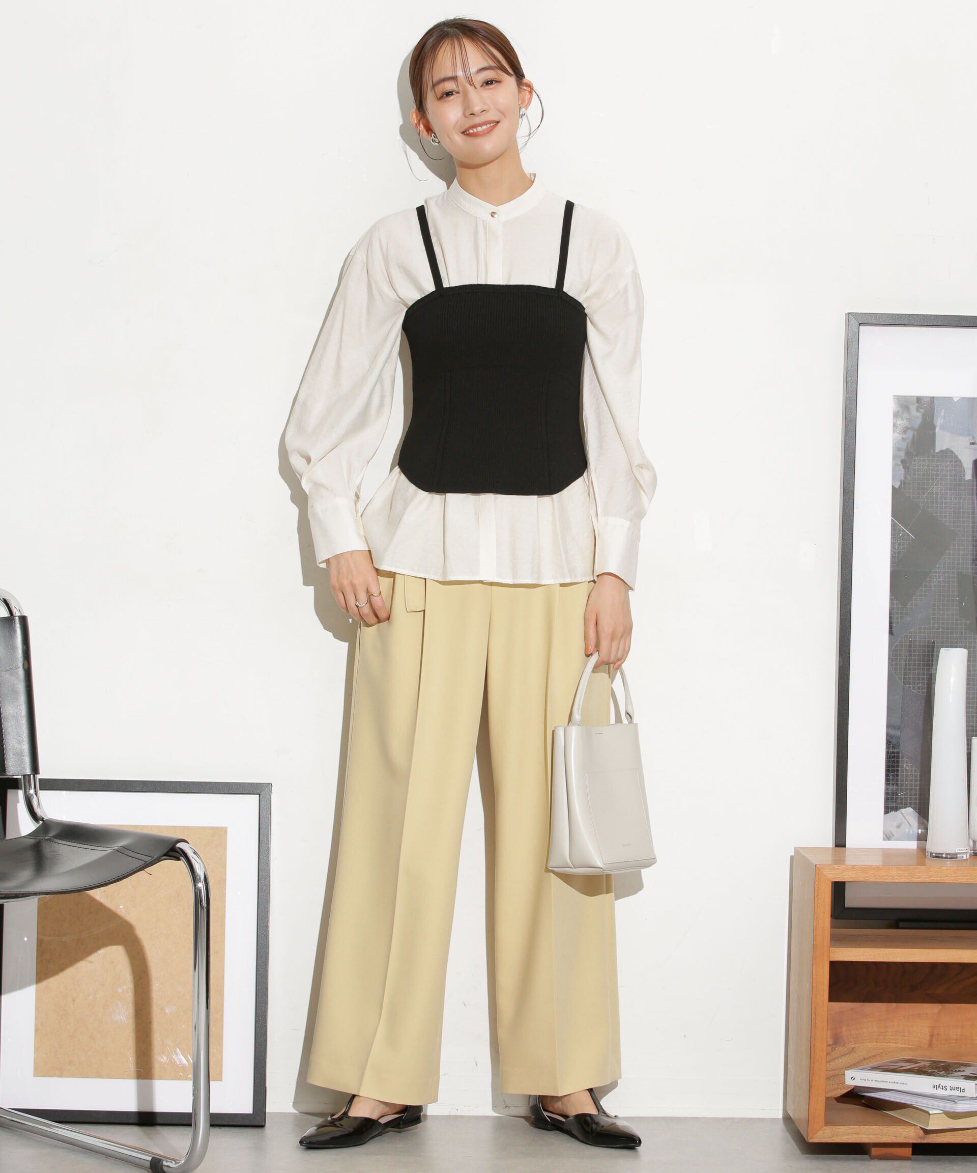 nano･universe「ニットビスチェ ストラップ取り外し可」|ニット・セーター|