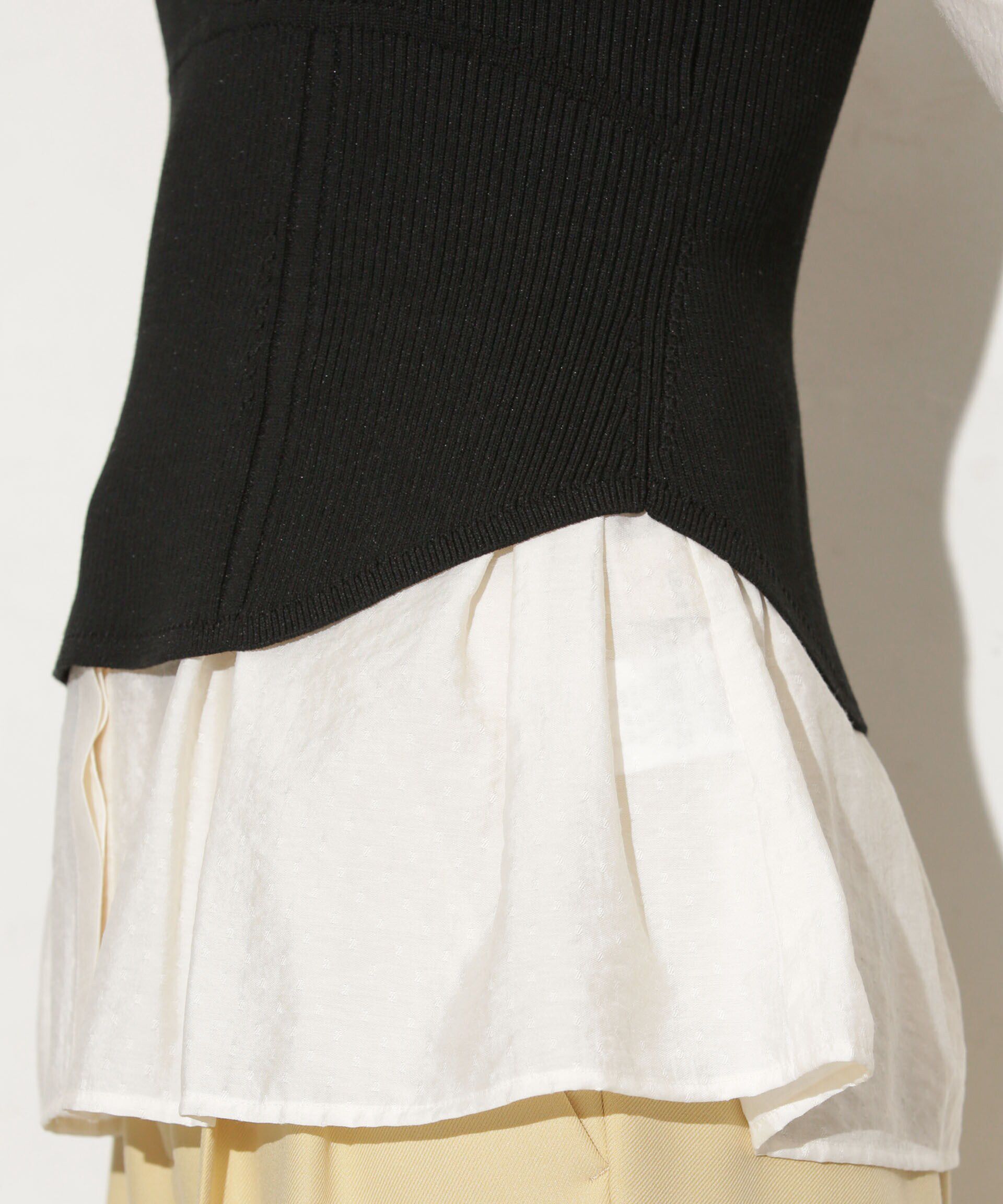 nano･universe「ニットビスチェ ストラップ取り外し可」|ニット・セーター|