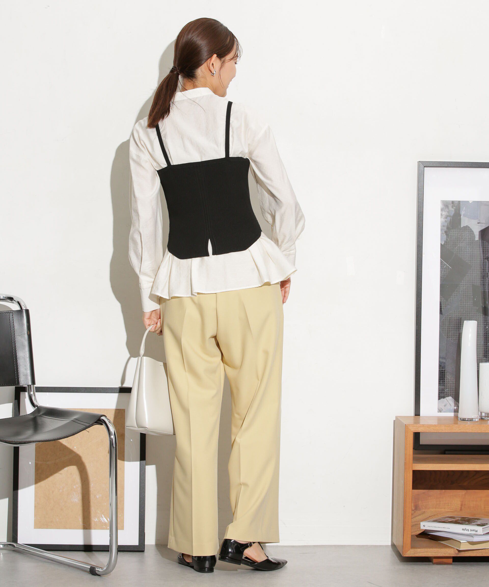 nano･universe「ニットビスチェ ストラップ取り外し可」|ニット・セーター|