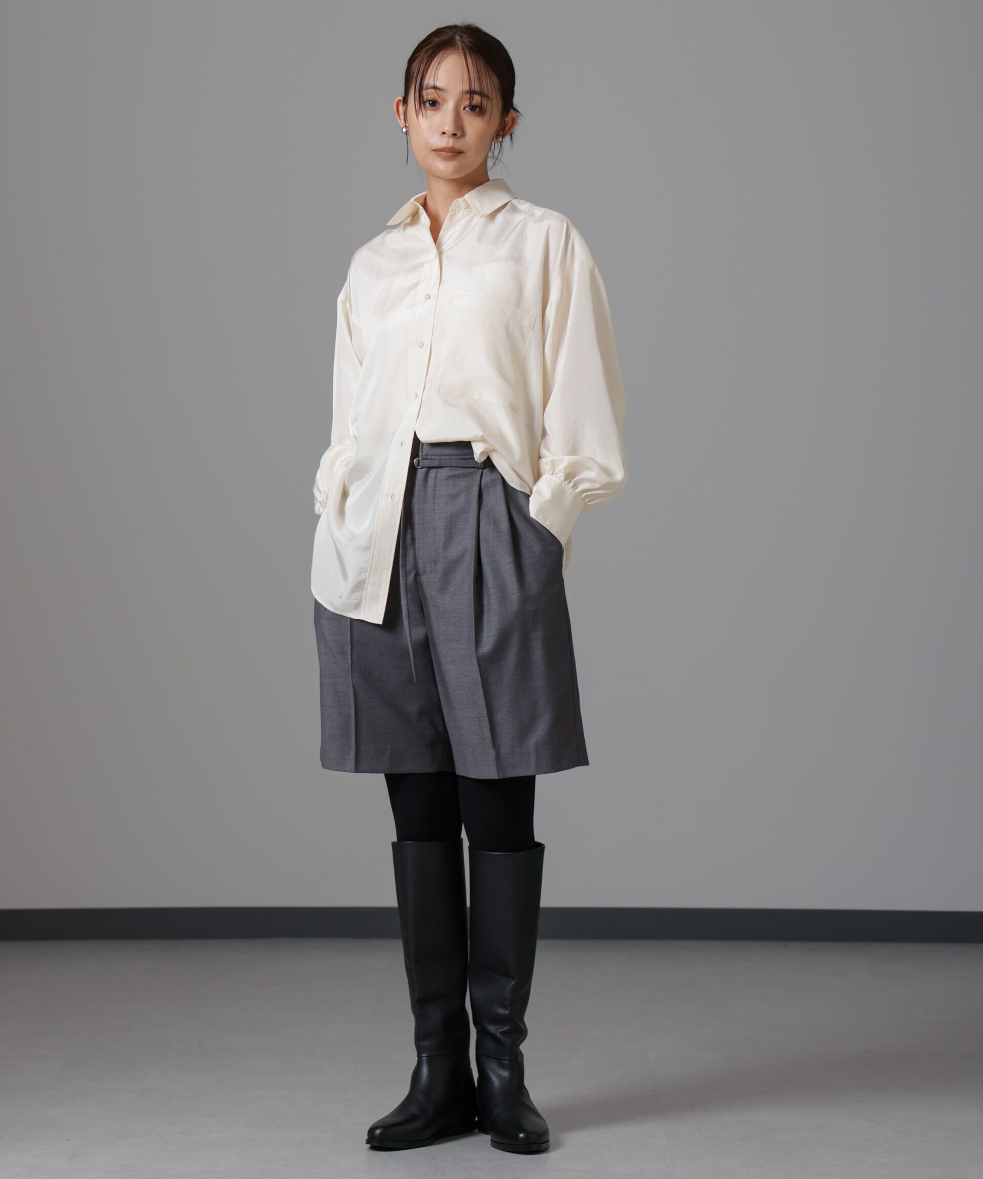 nano･universe「スーチングショートパンツ」|チノ|