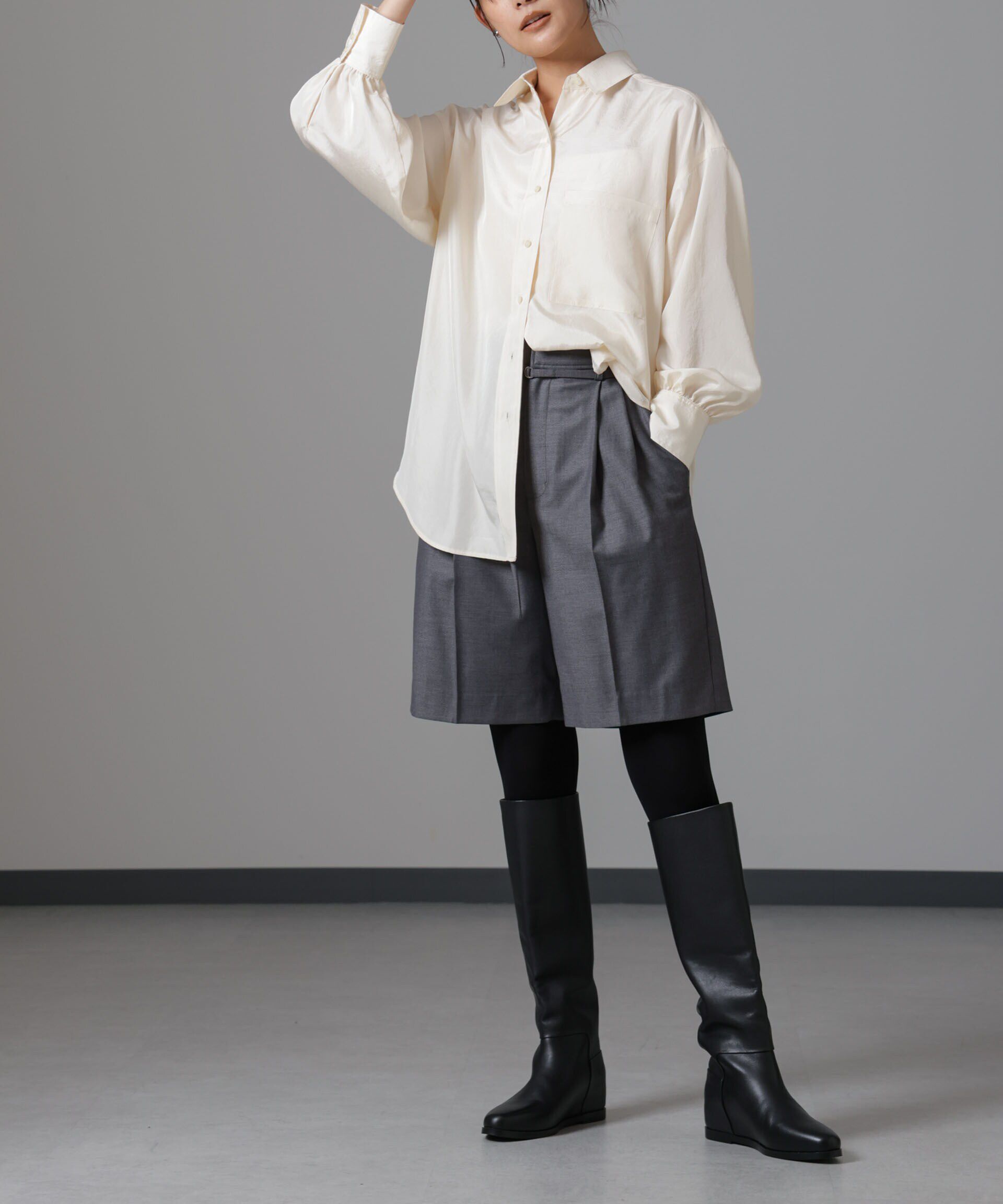 nano･universe「スーチングショートパンツ」|チノ|