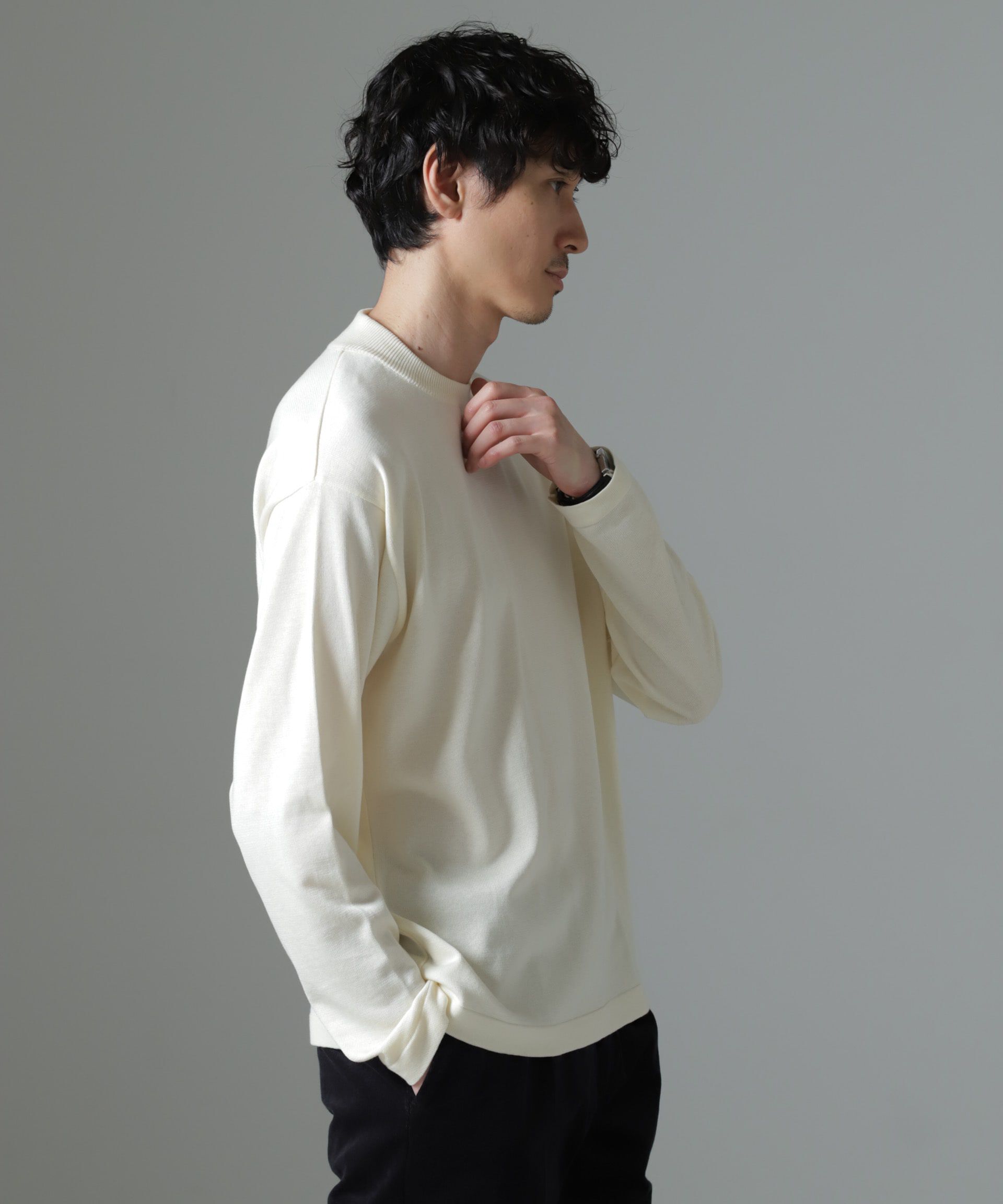 nano･universe「「タフニット」ジャケT 長袖」|ニット・セーター|