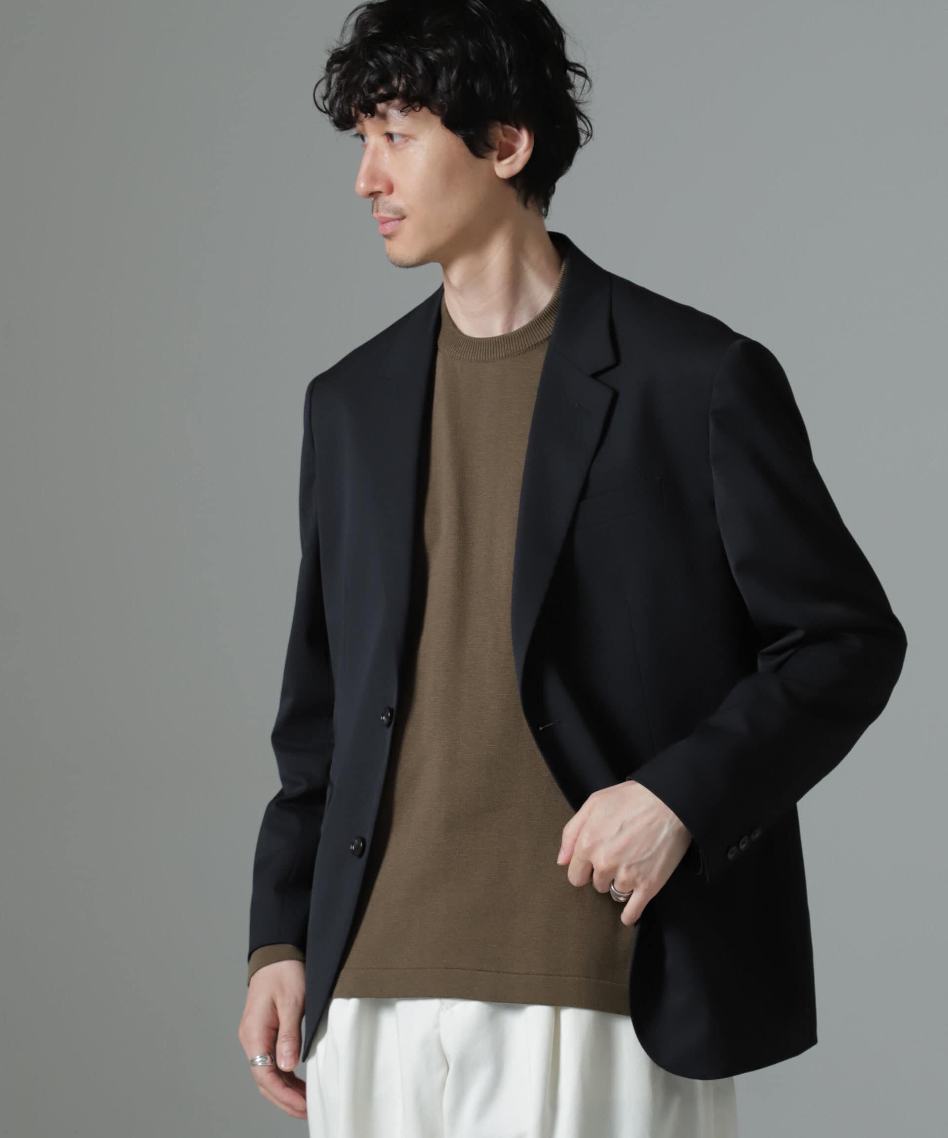 nano･universe「「タフニット」ジャケT 長袖」|ニット・セーター|