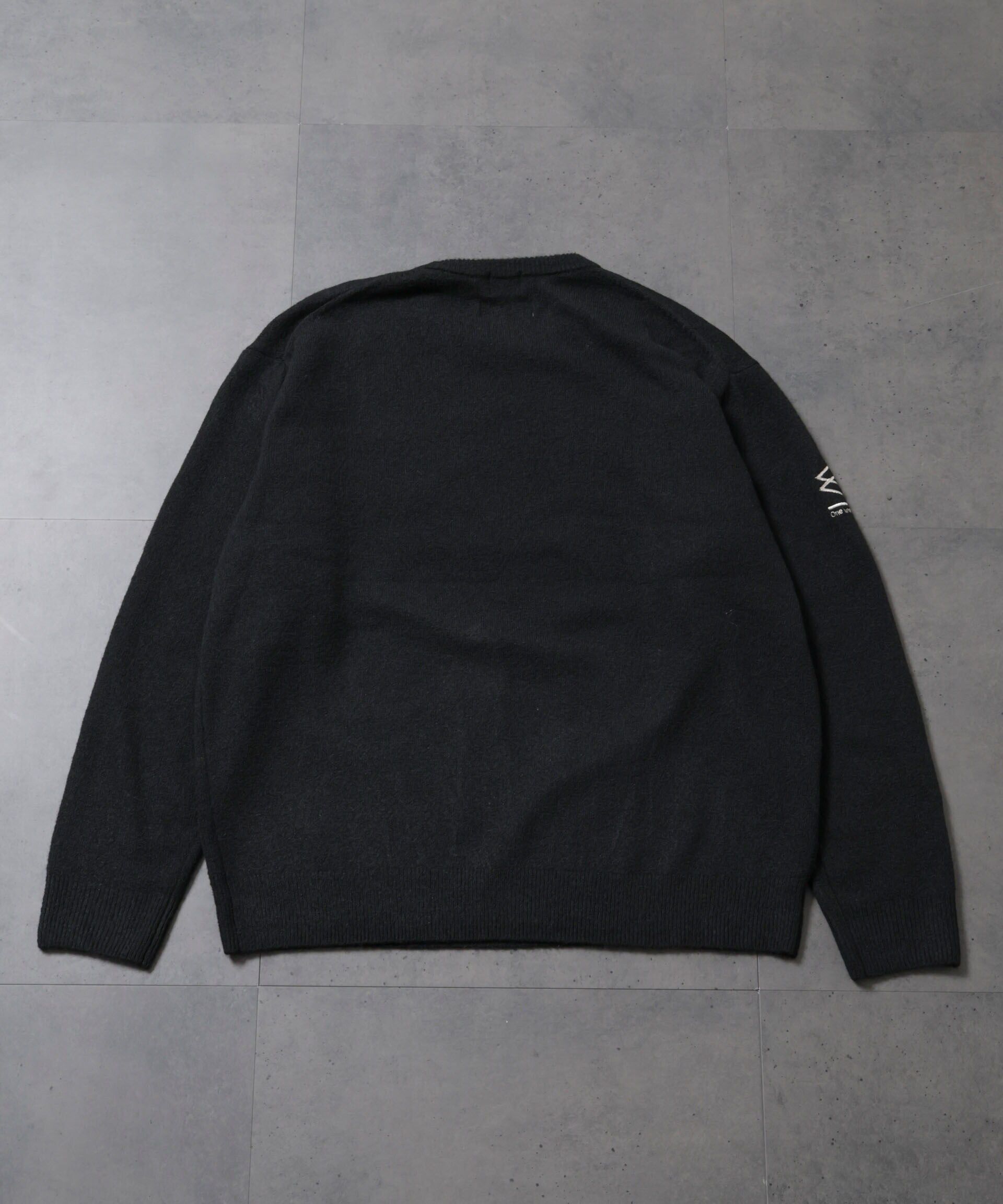 nano･universe「HOTEL PALACE(ｵﾃﾙﾊﾟﾗｽ)xｱﾝﾌﾞﾛ ｽﾄﾚｯﾁｼｬｷﾞｰｸﾙｰﾈｯｸ」|ニット・セーター|