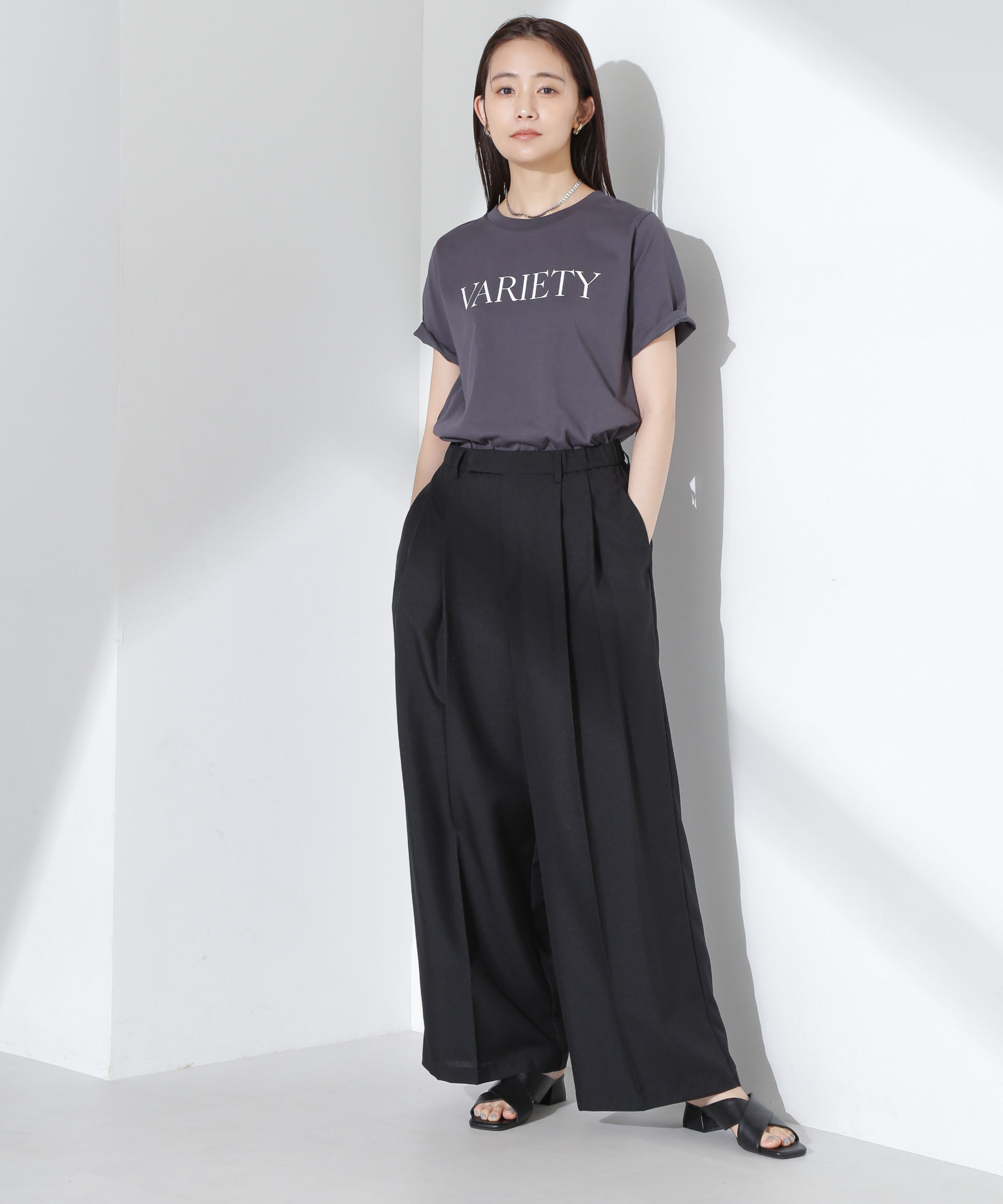 nano･universe「ツータックパンツ」|チノ|