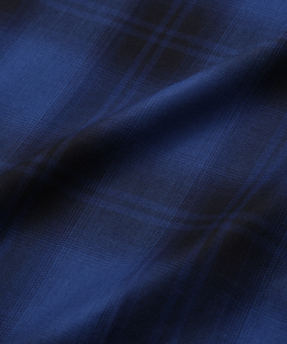 nano･universe「オリジナルパターンオンブレーシャツ 半袖」|シャツ・ブラウス|