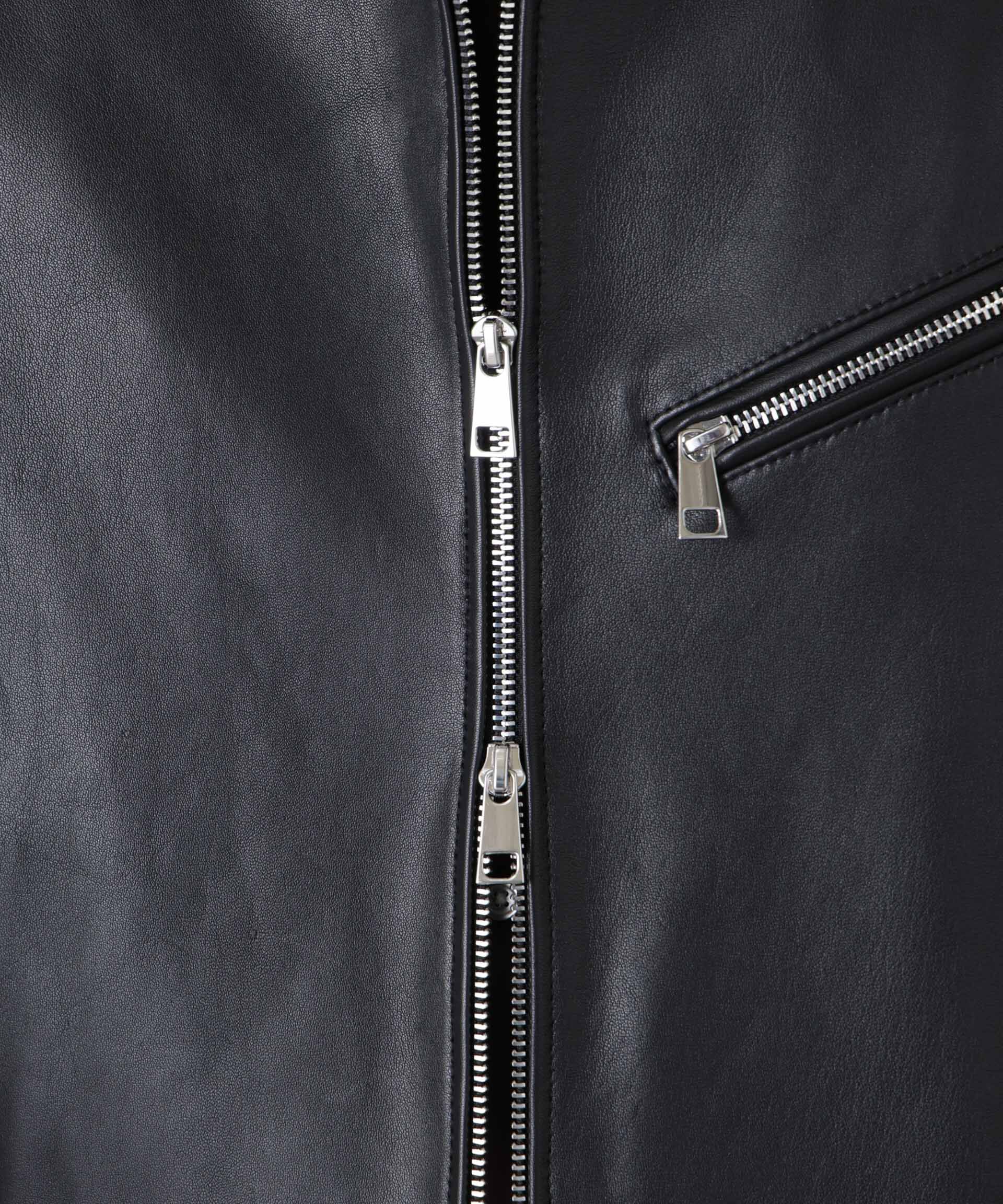 nano･universe「ラムナッパレザーライダースジャケット」|ライダースジャケット|