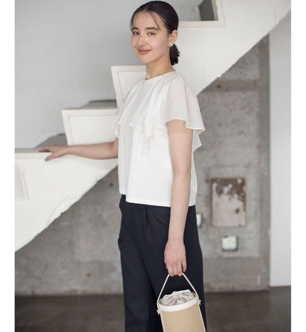 組曲「コットンポンチケープライク ブラウス」|Tシャツ・カットソー|