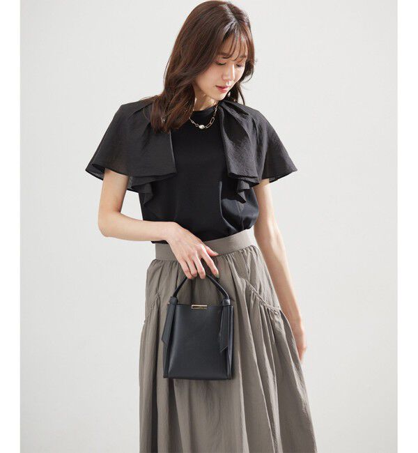 組曲「コットンポンチケープライク ブラウス」|Tシャツ・カットソー|