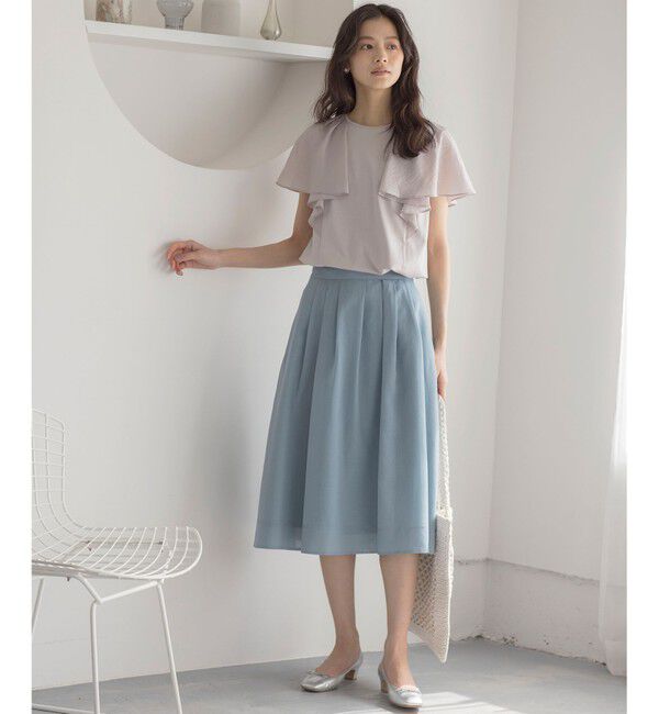 組曲「コットンポンチケープライク ブラウス」|Tシャツ・カットソー|