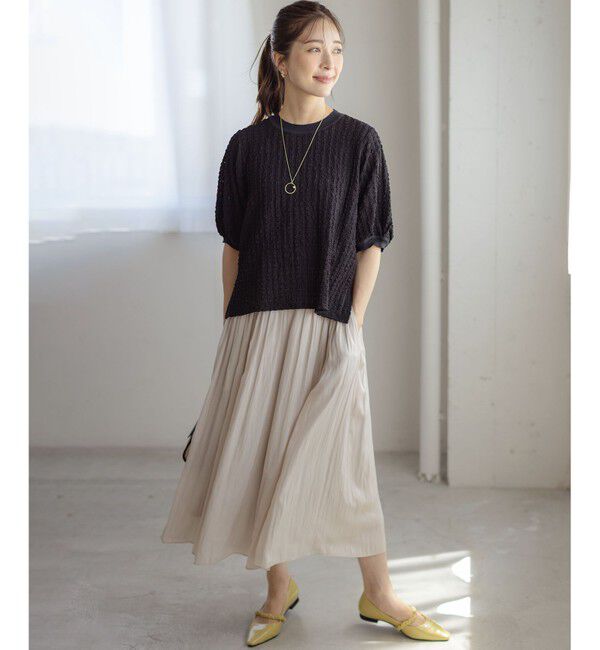 組曲「【春夏のNEWカラー登場】ギャザーライトデシン パンツ」|その他|