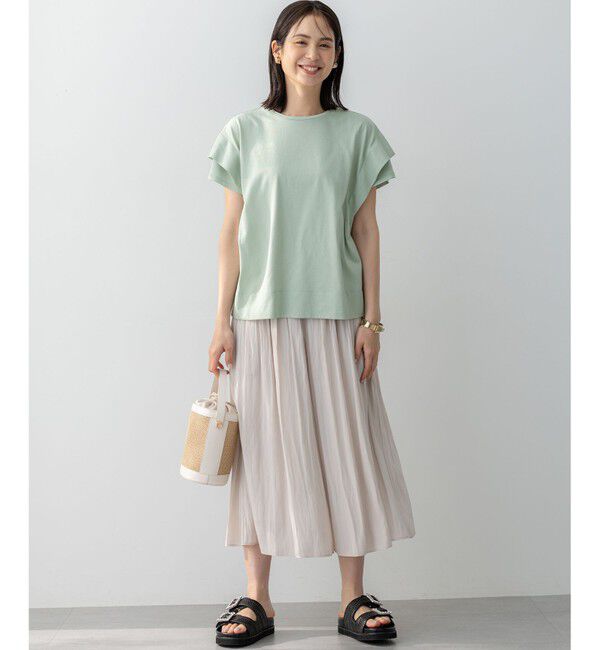 組曲「【春夏のNEWカラー登場】ギャザーライトデシン パンツ」|その他|