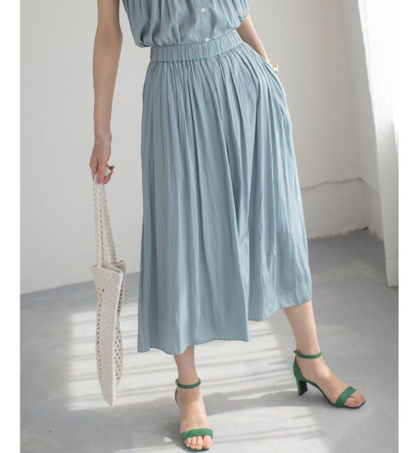 組曲「【春夏のNEWカラー登場】ギャザーライトデシン パンツ」|その他|ｽﾓｰｷｰﾐ