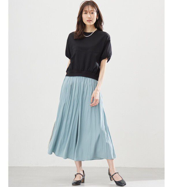 組曲「【春夏のNEWカラー登場】ギャザーライトデシン パンツ」|その他|