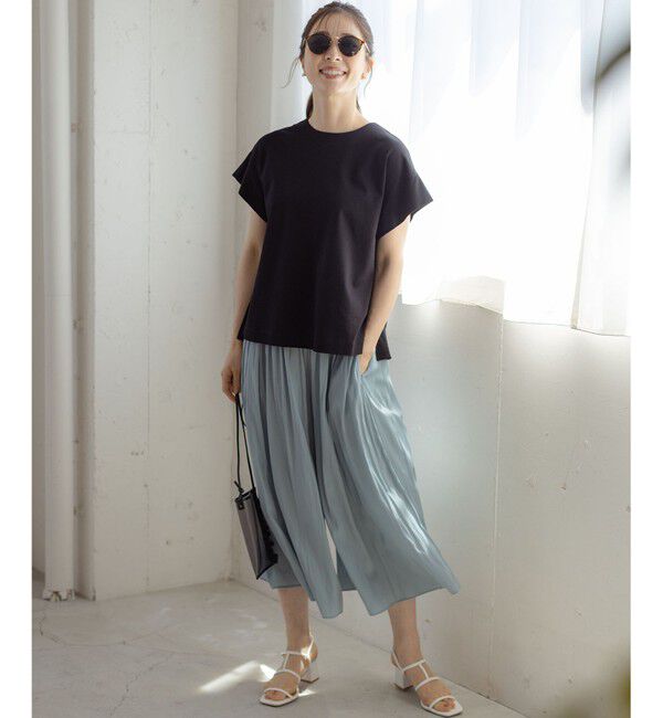 組曲「【春夏のNEWカラー登場】ギャザーライトデシン パンツ」|その他|