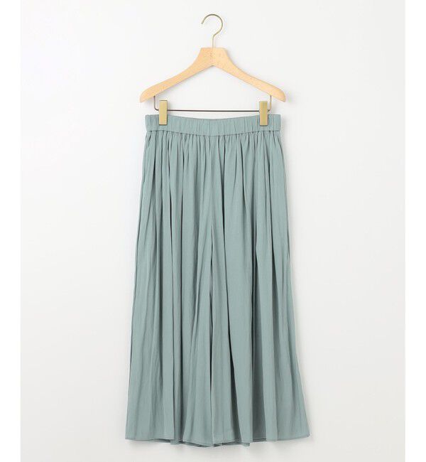 組曲「【春夏のNEWカラー登場】ギャザーライトデシン パンツ」|その他|