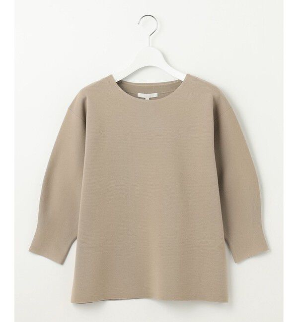 自由区「【WEB限定カラーあり・洗える】ドライコットンハイゲージプルオーバー ニット」|ニット・セーター|